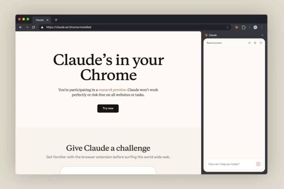 Intelligence Artificielle : Claude débarque dans Chrome : l’IA qui vous accompagne sur le Web, pas à pas anthropic claude for chrome
